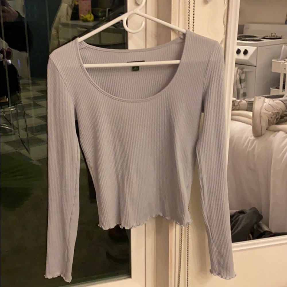 Cute Baby Blue crop top